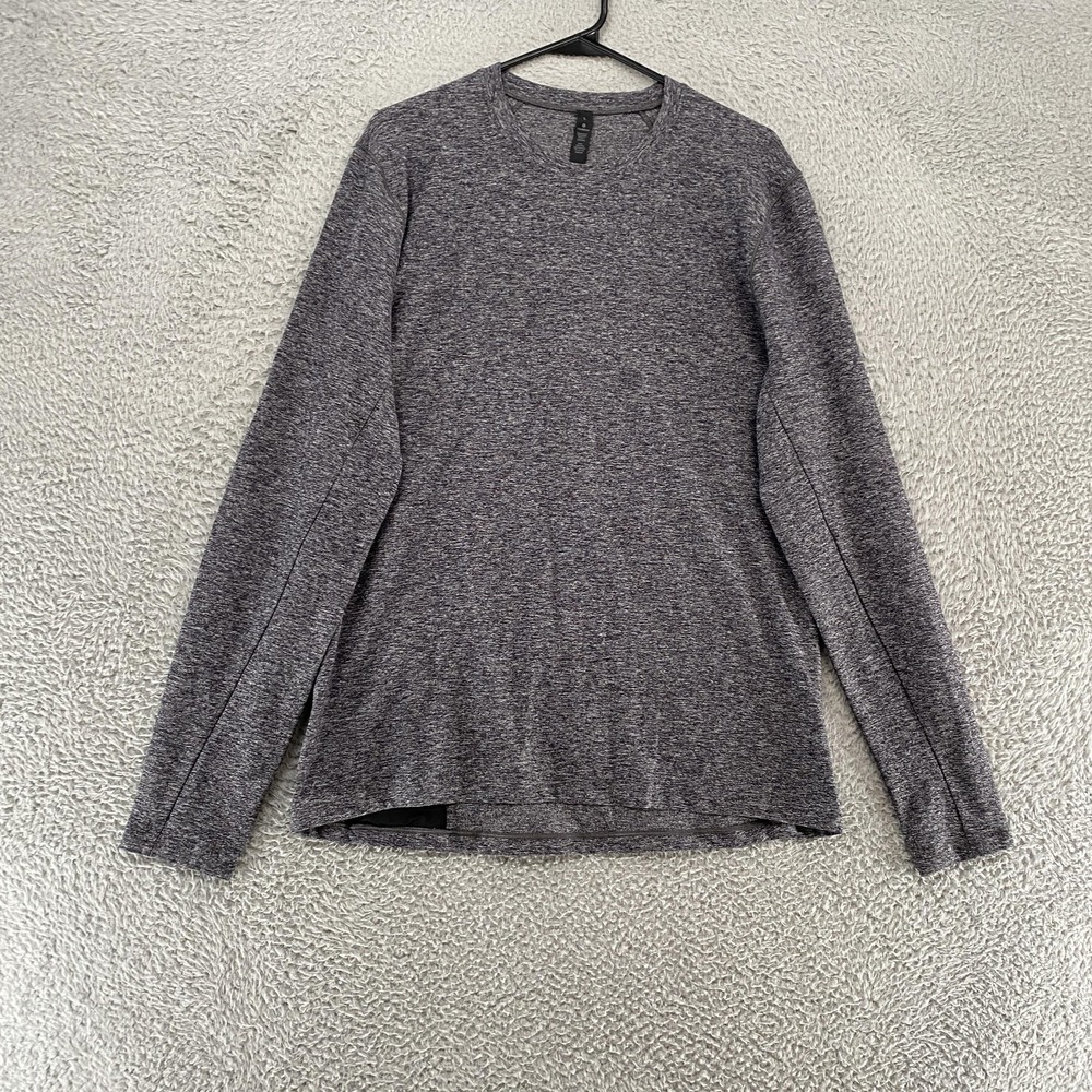 Lululemon‎ Surge Warm Shirt Mens Large Gray Long Sleeve Performance Running